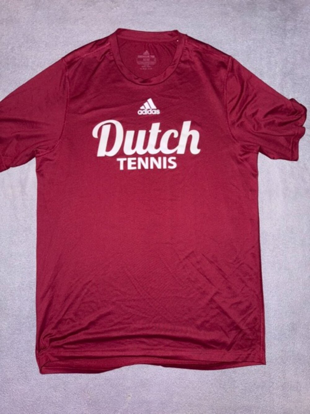 Adidas Creator Tee Men’s Medium Dutch Tennis Maroon Performance Shirt